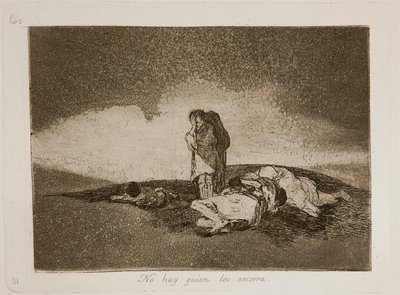 De rampen van de oorlog door Francisco de Goya